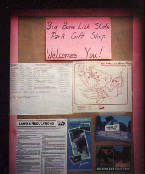 Park signboard--Big Bone Lick State Park