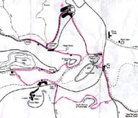 Part of the Ha Ha Tonka trail map.